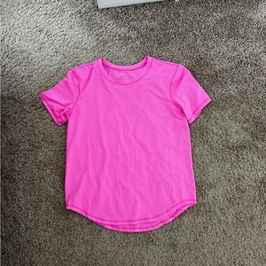 Lululemon High Neck Running and Training T-shirt - Pow Pink Light
